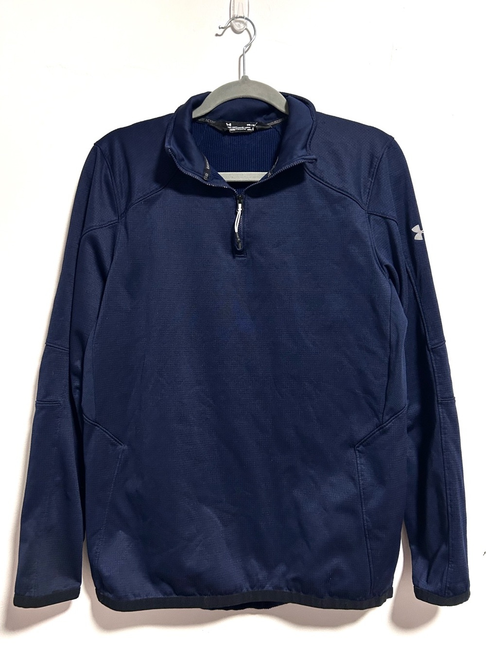 Under Armour Quarter Zip Pullover Men’s Medium Navy Blue